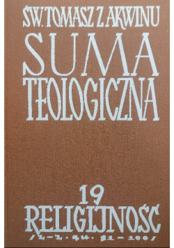 Suma Teologiczna Tom 19 Religijność