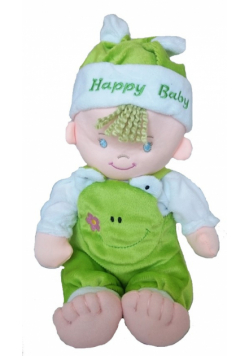 Lalka Dzidziuś John zielona 25 cm