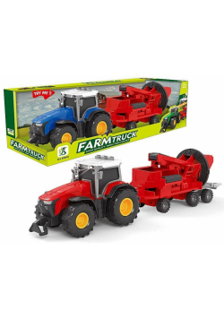 Ttraktor z przyczepą, światło, dźwięk 30,5x9,5x8,5