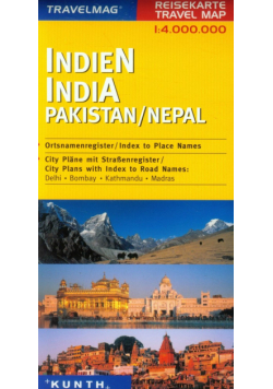 Travelmag Indien/Pakistan 1:4000 000