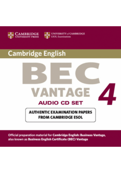 Cambridge BEC Vantage 4 Audio CDs