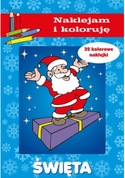 Święta Naklejam i koloruję