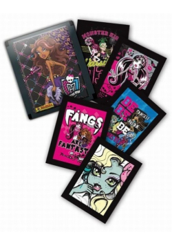 Blister z naklejkami Monster High