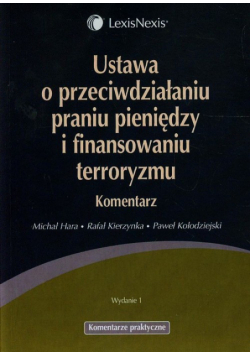 Ustawa o przeciwdziałaniu praniu pieniędzy i finansowaniu terroryzmu