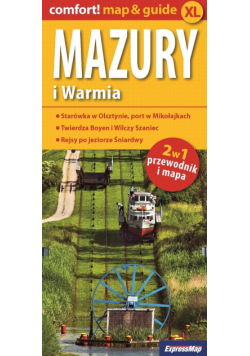 Warmia i Mazury 2w1 przewodnik i mapa