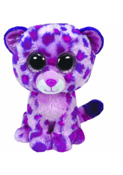 Beanie Boos Glamour - różowy leopard średni