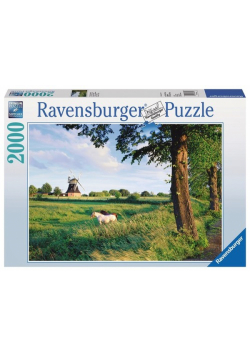 Puzzle Konie przy wiatrakach 2000