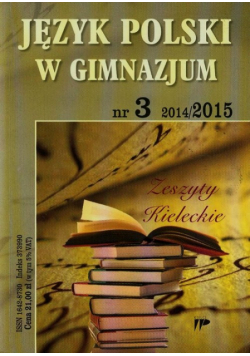 Język Polski w gimnazjum 3 2014/2015