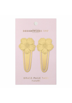 Zakładki do książek metalowe Fleurs 2szt