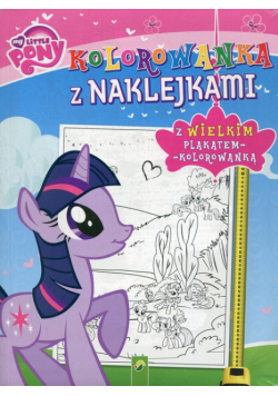 Kolorowanka z naklejkami My Little Pony