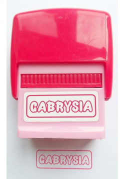 Pieczątka imienna Gabrysia