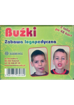 Buźki Zabawa logopedyczna 2 talie kart