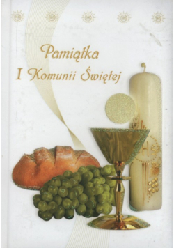 Pamiątka I Komunii Świętej biała
