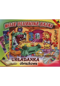 Układanka Maxi z płytą CD Czerwony Kapturek