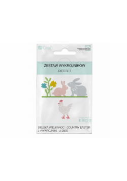 Zestaw wykrojników sielska Wielkanoc 2 szt.