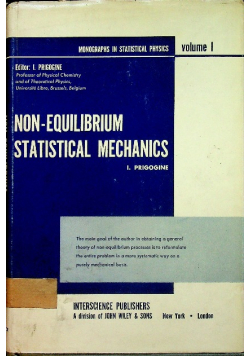 Non equilibrium statistical mechanics Volume 1