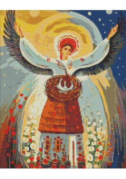 Diamentowa mozaika - Strażniczka 40x50cm