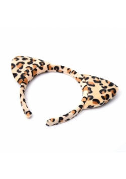 Opaska lampart uszy 21cm