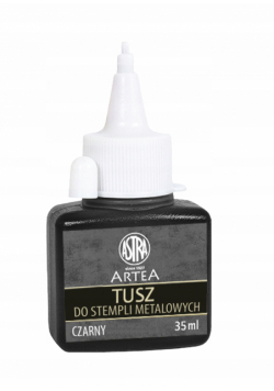 Tusz do stempli metalowych Astra 35 ml czarny