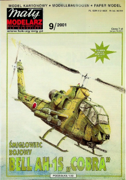 Mały modelarz Nr 9 / 01 Śmigłowiec bojowy Bell AS 1 S Cobra
