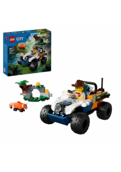 LEGO(R) CITY 60424 Quad badacza dżungli z pandą czer