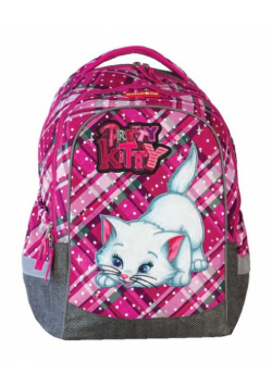 Plecak szkolny dwukomorowy Pretty Kitty