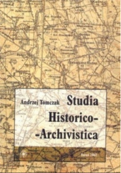 Studia Historico-Archivistica