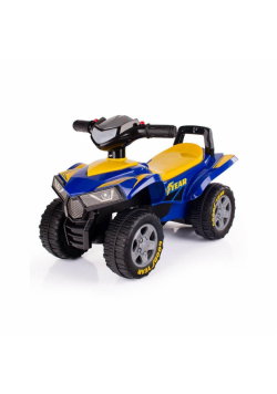 Jeździk quad dziecięcy z dźwiękiem niebieski