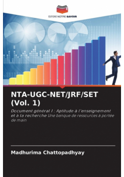 Nta-Ugc-Net/jrf/set (Vol. 1)