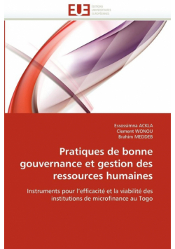 Pratiques de bonne gouvernance et gestion des ressources humaines