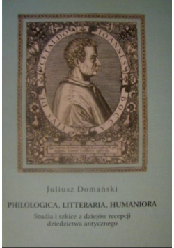 Philologica litteraria humaniora