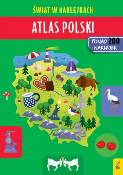 Atlas Polski Świat w naklejkach
