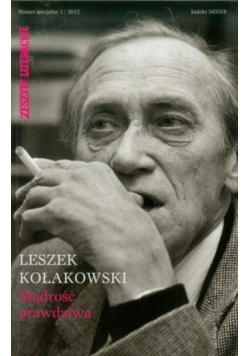 Zeszyty Literackie Leszek Kołakowski Nr 1 / 12