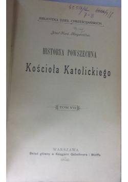 Historya powszechna Kościoła Katolickiego, 1902 r.