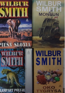 Wilbur Smith, zestaw 4 książek