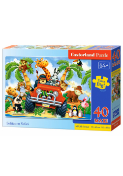Puzzle Maxi: Softies on Safari 40