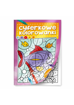 Książeczka edukacyjna Edu Cyferkowe kolorowanki 401
