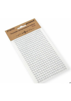 Kryształki samoprzylepne CR-02 srebrne 5mm