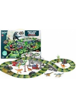 Zestaw moto-dino park tor samochodowy 183el