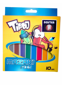 Mazaki Jumbo trójkątne 10 kolorów