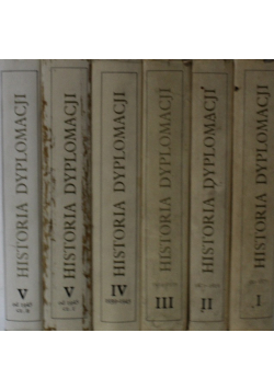 Historia dyplomacji Tom I do V