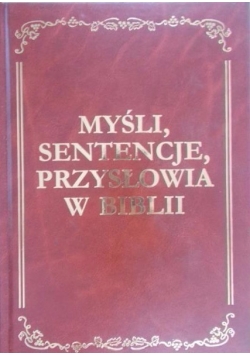 Myśli, sentencje, przysłowia w Biblii