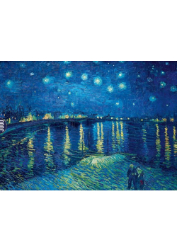 Gwiaździsta noc nad Ronem Vincent van Gogh Puzzle 3000