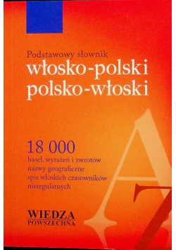 Podstawowy słownik WŁOSKO-POLSKI POLSKO-WŁOSKI