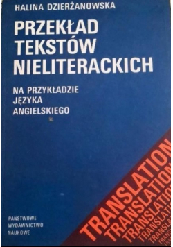 Przekład Tekstów Nieliterackich