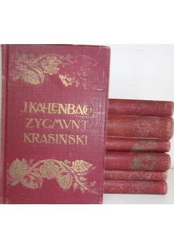 Zygmunt Krasiński,1904 r, zestaw 6 książek