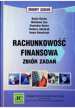 Rachunkowość finansowa zbiór zadań