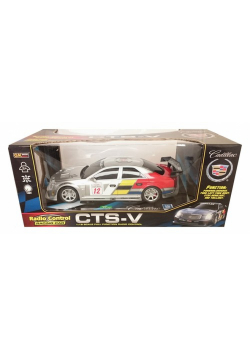 Cadillac CTS-V zdalnie sterowany skala 1:18 srebrny