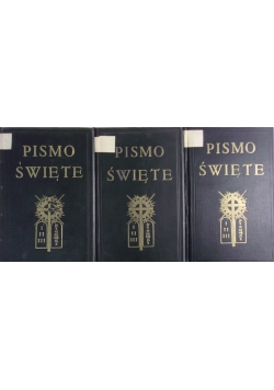 Pismo Święte, Tom II-IV,  ok. 1927r.