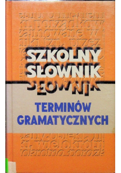 Szkolny słownik terminów gramatycznych